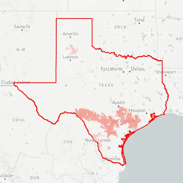 Texas Map Screenshot