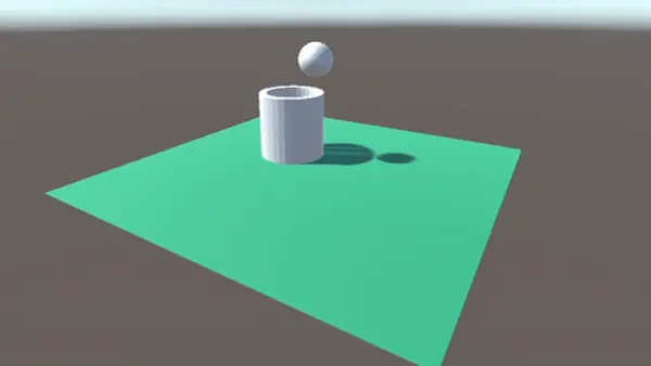 Ball and cup in Unity