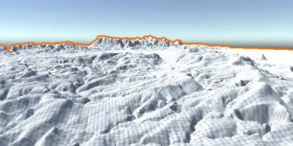 Height map in Unity
