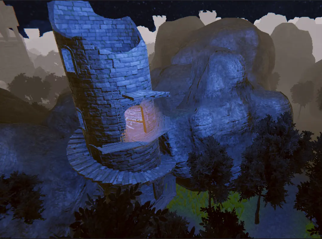 An older game environment