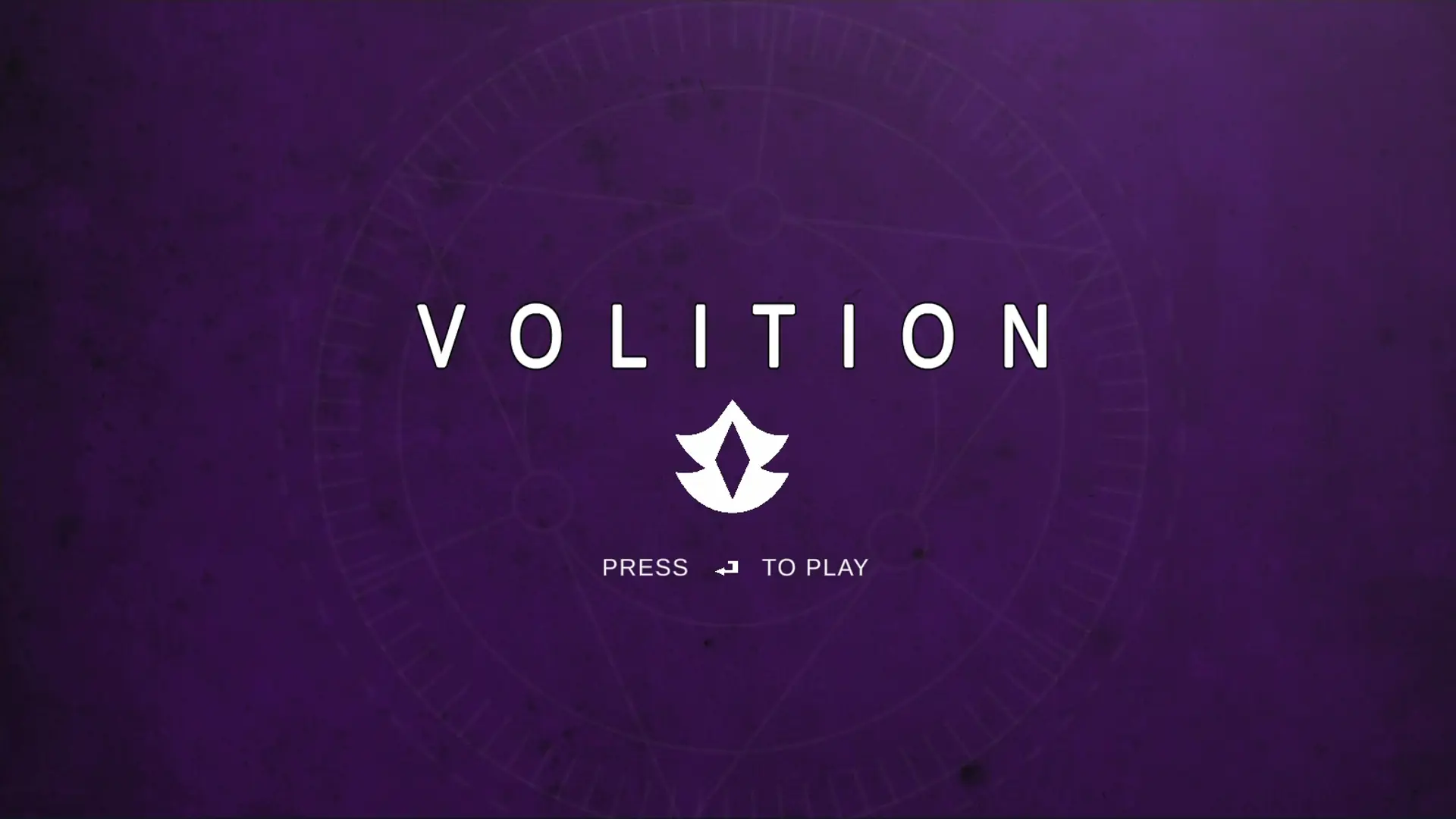 Volition Title Screen